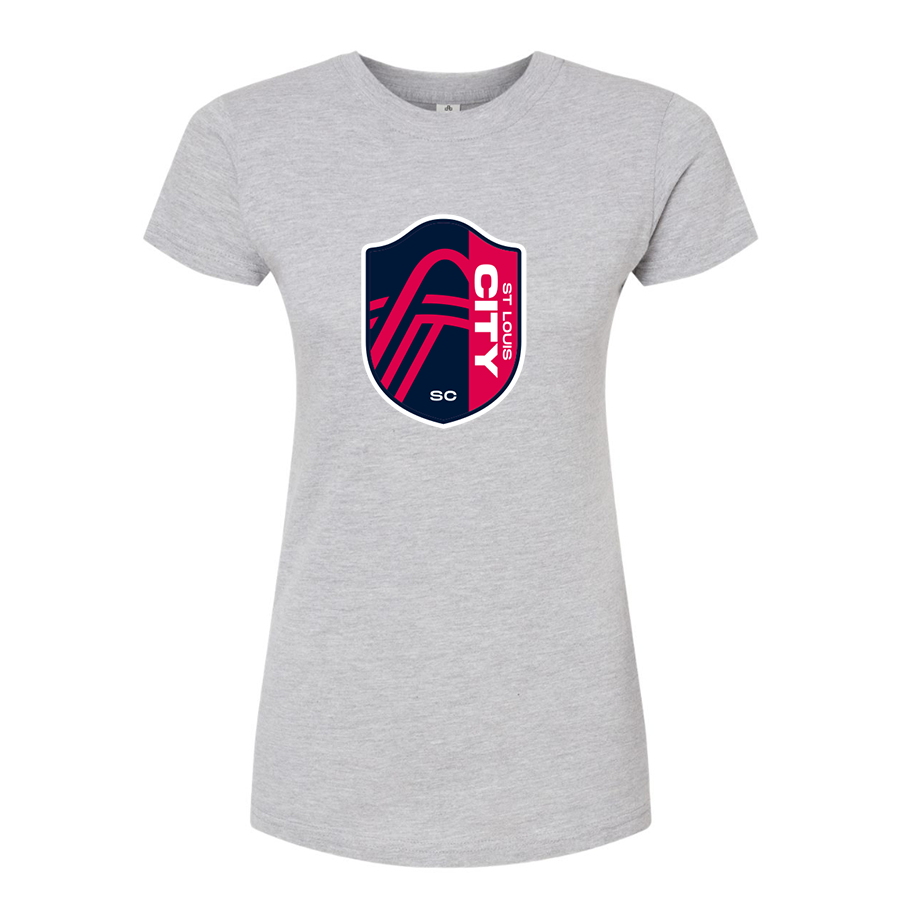 Women’s St. Louis City Soccer  Round Neck T-Shirt